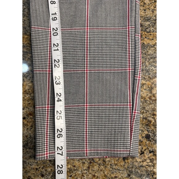 NWT GAP Signature Skinny Ankle Work Pants Size 8 | Gray Plaid Stretch Slacks - Picture 5 of 11